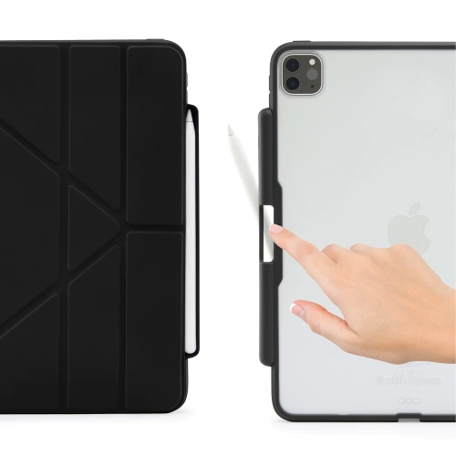 Etui Pipetto Origami No3 Pencil Case Apple iPad Pro 11 2018/2020/2021 (1., 2. i 3. generacji) (czarny)