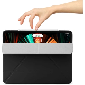 Hurtownia GSM - Etui Pipetto Origami No1 Original TPU Apple iPad Pro 12.9 2018/2020/2021 (3., 4. i 5. generacji) (czarny) - PIP038BLK - {ean13} - Hurt