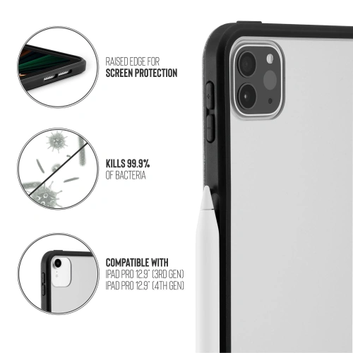 Etui Pipetto Origami No1 Original TPU Apple iPad Pro 12.9 2018/2020/2021 (3., 4. i 5. generacji) (czarny)