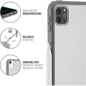 Hurtownia GSM - Etui Pipetto Origami No1 Original TPU Apple iPad Pro 12.9 2018/2020/2021 (3., 4. i 5. generacji) (ciemnoszary) - PIP039GRY - {ean13} - Hurt