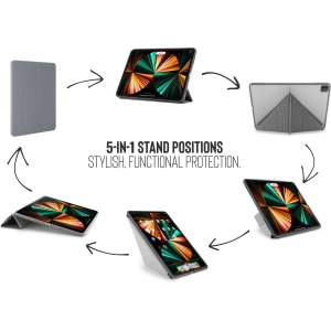 Hurtownia GSM - Etui Pipetto Origami No1 Original TPU Apple iPad Pro 12.9 2018/2020/2021 (3., 4. i 5. generacji) (ciemnoszary) - PIP039GRY - {ean13} - Hurt