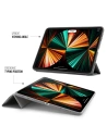 Hurtownia GSM - Etui Pipetto Origami No1 Original TPU Apple iPad Pro 12.9 2018/2020/2021 (3., 4. i 5. generacji) (ciemnoszary) - PIP039GRY - {ean13} - Hurt