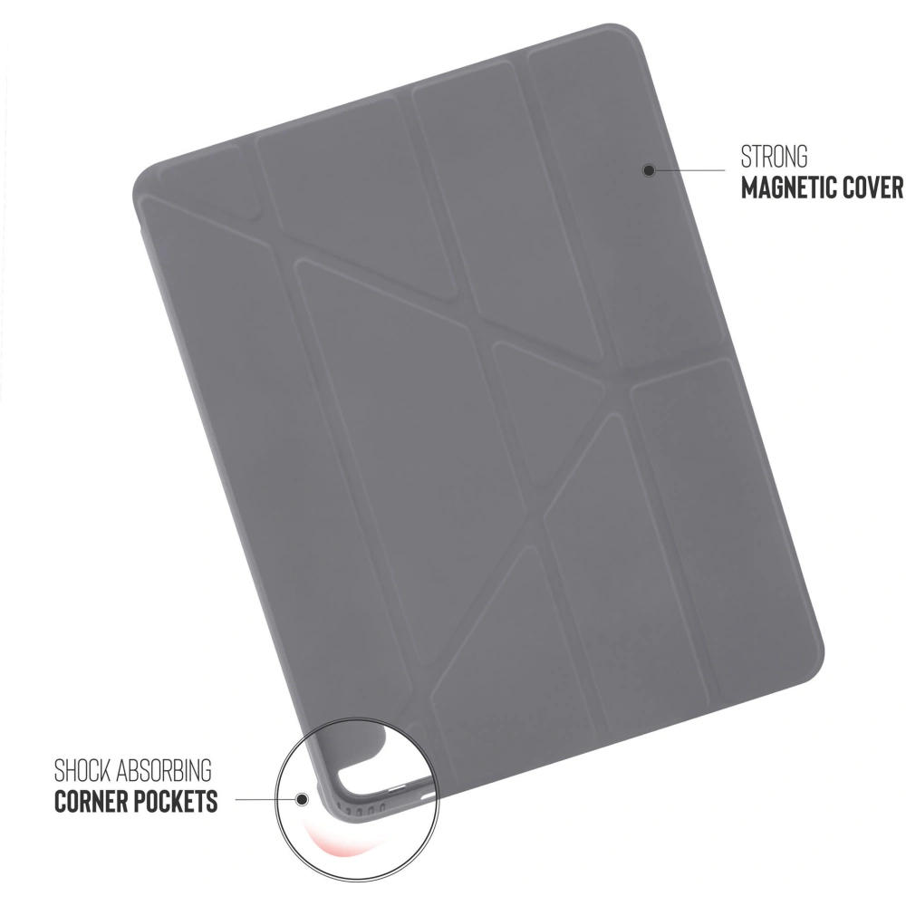 Hurtownia GSM - Etui Pipetto Origami No1 Original TPU Apple iPad Pro 12.9 2018/2020/2021 (3., 4. a 5. generace) (tmavě šedá) - PIP039GRY - {ean13} - Hurt