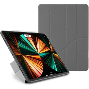 Hurtownia GSM - Etui Pipetto Origami No1 Original TPU Apple iPad Pro 12.9 2018/2020/2021 (3., 4. i 5. generacji) (ciemnoszary) - PIP039GRY - {ean13} - Hurt