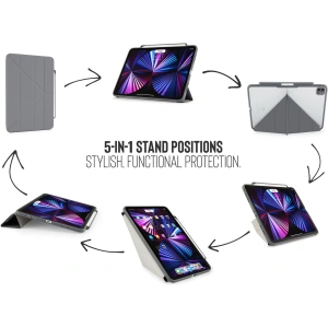 Hurtownia GSM - Etui Pipetto Origami No3 Pencil Case Apple iPad Pro 11 2018/2020/2021 (1., 2. i 3. generacji) (ciemnoszary) - PIP037GRY - {ean13} - Hurt