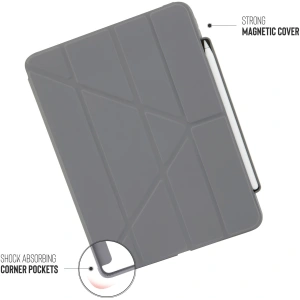 Hurtownia GSM - Etui Pipetto Origami No3 Pencil Case Apple iPad Pro 11 2018/2020/2021 (1., 2. i 3. generacji) (ciemnoszary) - PIP037GRY - {ean13} - Hurt