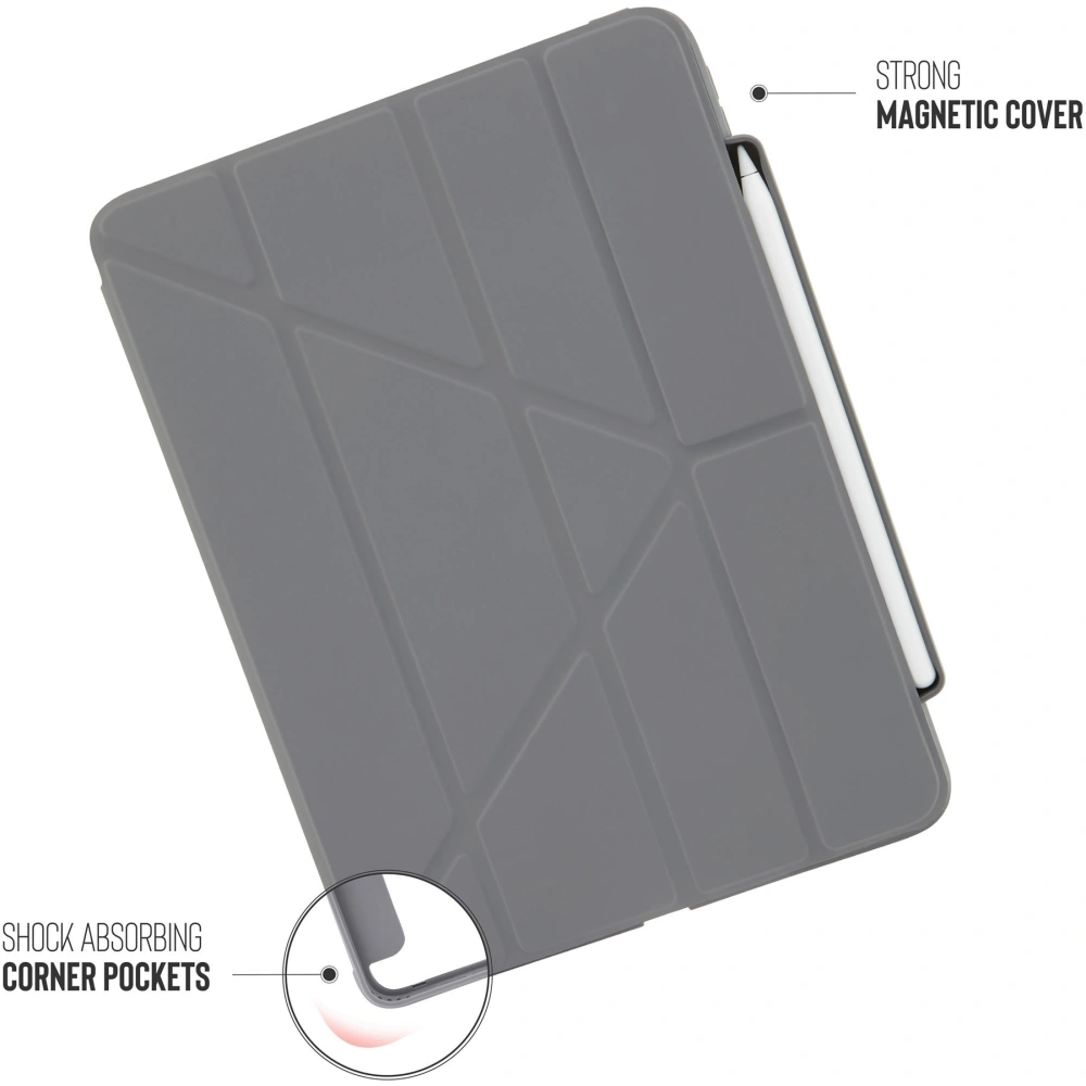Wholesale Pipetto Origami No3 Pencil Case Apple iPad Pro 11 2018/2020/2021 1, 2, 3 Gen (dark gray) - PIP037GRY - {ean13} - Hurt
