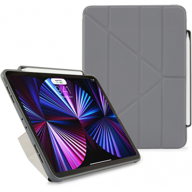 Hurtownia Pipetto - 5060520954417 - PIP037GRY - Etui Pipetto Origami No3 Pencil Case Apple iPad Pro 11 2018/2020/2021 (1., 2. i 3. generacji) (ciemnoszary) - B2B homescreen