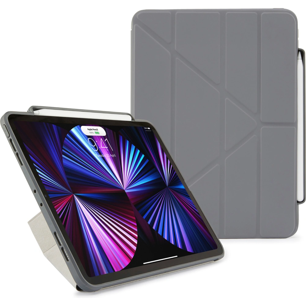 Hurtownia GSM - Etui Pipetto Origami No3 Pencil Case Apple iPad Pro 11 2018/2020/2021 (1., 2. a 3. generace) (tmavě šedá) - PIP037GRY - {ean13} - Hurt