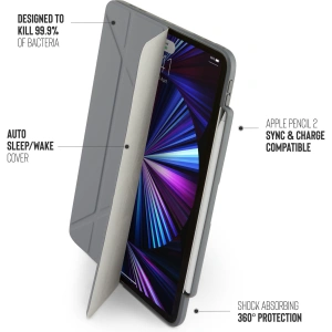 Hurtownia GSM - Etui Pipetto Origami No3 Pencil Case Apple iPad Pro 11 2018/2020/2021 (1., 2. i 3. generacji) (ciemnoszary) - PIP037GRY - {ean13} - Hurt