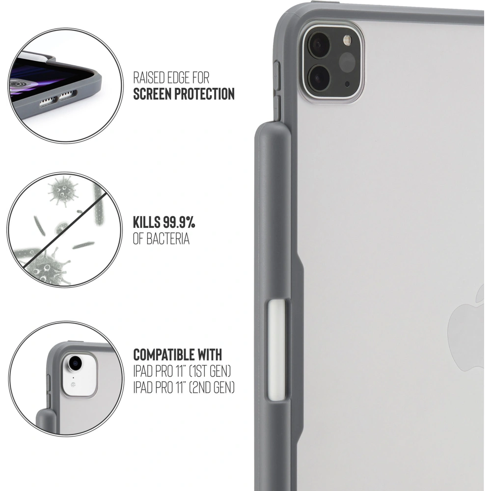 Hurtownia GSM - Etui Pipetto Origami No3 Pencil Case Apple iPad Pro 11 2018/2020/2021 (1., 2. a 3. generace) (tmavě šedá) - PIP037GRY - {ean13} - Hurt