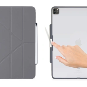 Hurtownia GSM - Etui Pipetto Origami No3 Pencil Case Apple iPad Pro 11 2018/2020/2021 (1., 2. i 3. generacji) (ciemnoszary) - PIP037GRY - {ean13} - Hurt