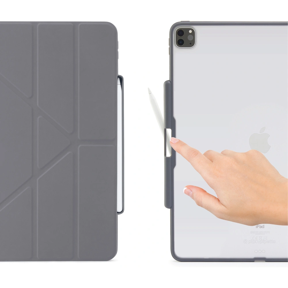 Hurtownia GSM - Etui Pipetto Origami No3 Pencil Case Apple iPad Pro 11 2018/2020/2021 (1., 2. a 3. generace) (tmavě šedá) - PIP037GRY - {ean13} - Hurt