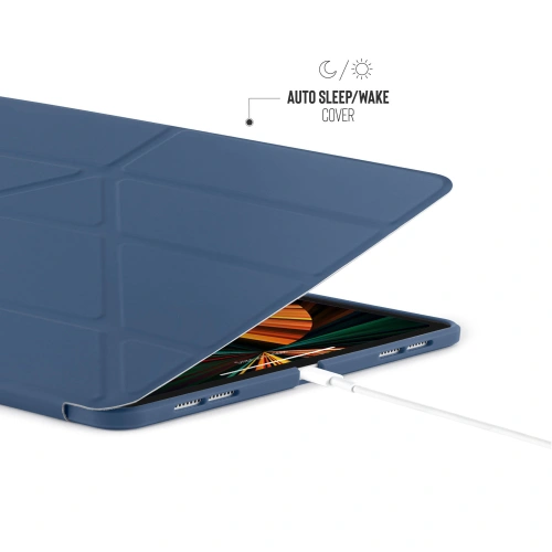 Etui Pipetto Origami No1 Original TPU Apple iPad Pro 12.9 2018/2020/2021 (3., 4. i 5. generacji) (navy)