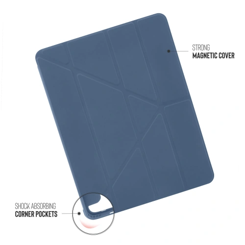 Etui Pipetto Origami No1 Original TPU Apple iPad Pro 12.9 2018/2020/2021 (3., 4. i 5. generacji) (navy)