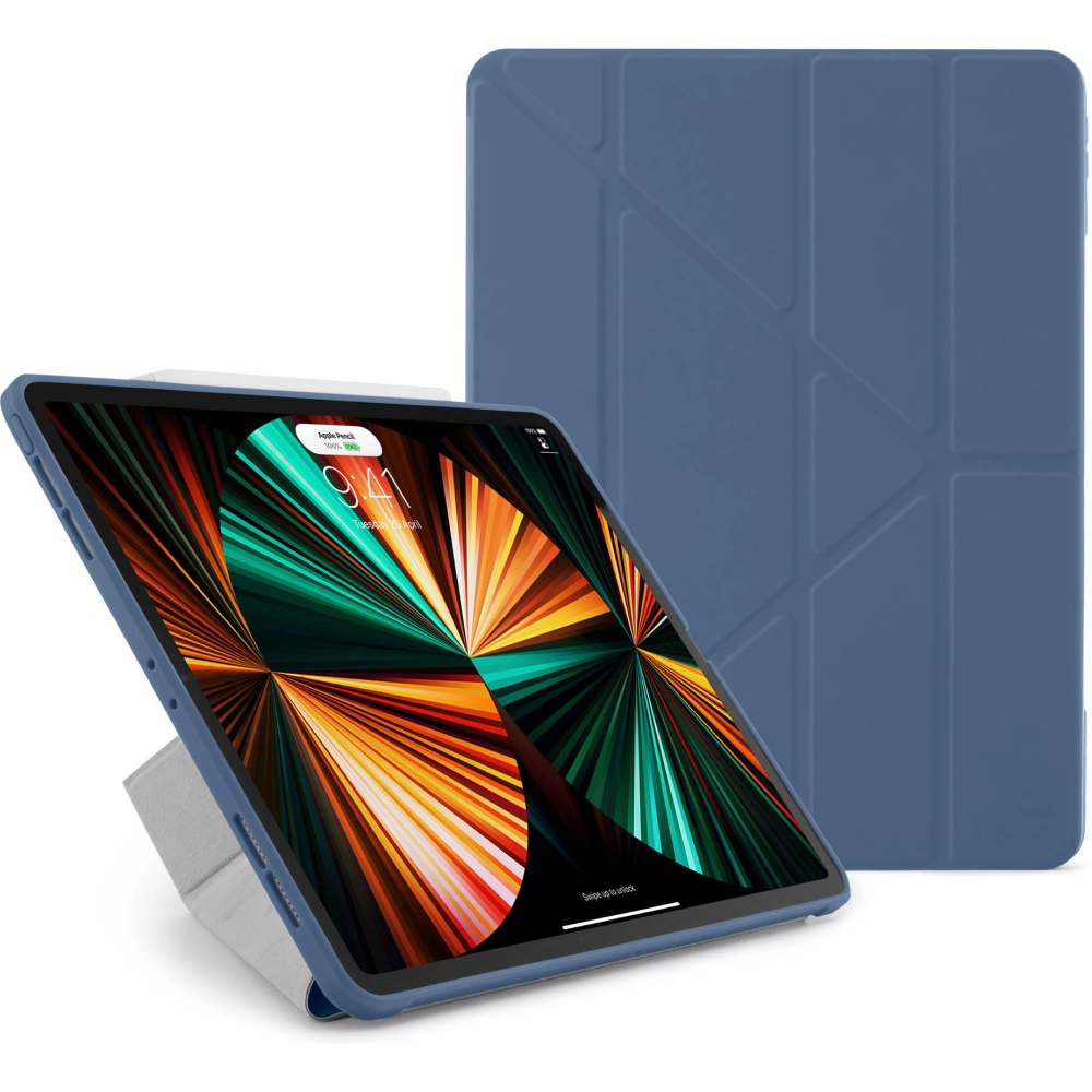 Hurtownia GSM - Etui Pipetto Origami No1 Original TPU Apple iPad Pro 12.9 2018/2020/2021 (3., 4. a 5. generace) (námořnická modř) - PIP040NAV - {ean13} - Hurt