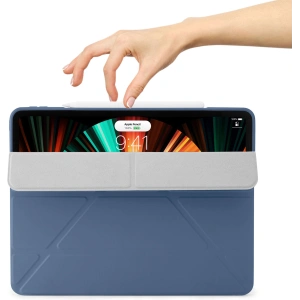 Hurtownia GSM - Etui Pipetto Origami No1 Original TPU Apple iPad Pro 12.9 2018/2020/2021 (3., 4. i 5. generacji) (navy) - PIP040NAV - {ean13} - Hurt