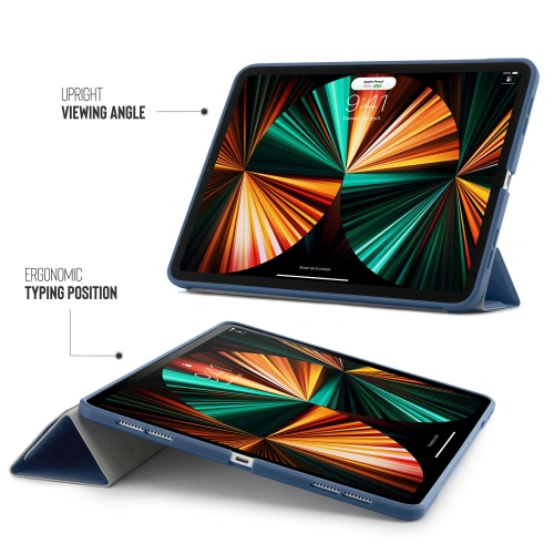 Etui Pipetto Origami No1 Original TPU Apple iPad Pro 12.9 2018/2020/2021 (3., 4. i 5. generacji) (navy)