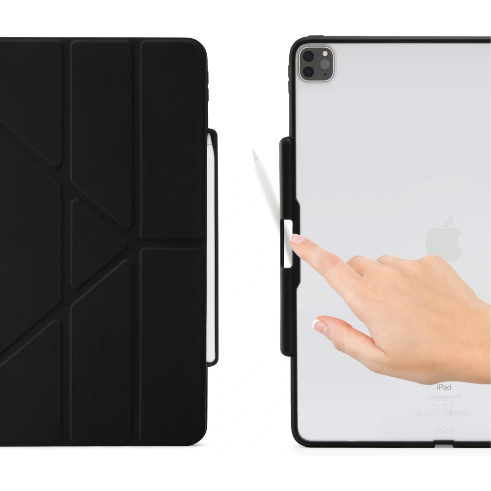 Hurtownia GSM - Etui Pipetto Origami No3 Pencil Case Apple iPad Pro 12.9 2018/2020/2021 (3., 4. i 5. generacji) (czarny) - PIP042BLK - {ean13} - Hurt