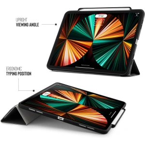 Hurtownia GSM - Etui Pipetto Origami No3 Pencil Case Apple iPad Pro 12.9 2018/2020/2021 (3., 4. i 5. generacji) (czarny) - PIP042BLK - {ean13} - Hurt