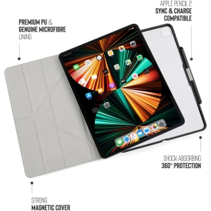 Hurtownia GSM - Etui Pipetto Origami No3 Pencil Case Apple iPad Pro 12.9 2018/2020/2021 (3., 4. i 5. generacji) (czarny) - PIP042BLK - {ean13} - Hurt