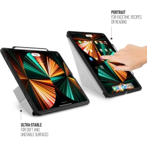 Hurtownia GSM - Etui Pipetto Origami No3 Pencil Case Apple iPad Pro 12.9 2018/2020/2021 (3., 4. i 5. generacji) (czarny) - PIP042BLK - {ean13} - Hurt