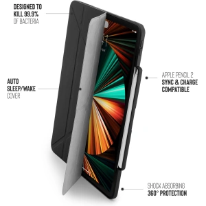 Hurtownia GSM - Etui Pipetto Origami No3 Pencil Case Apple iPad Pro 12.9 2018/2020/2021 (3., 4. i 5. generacji) (czarny) - PIP042BLK - {ean13} - Hurt