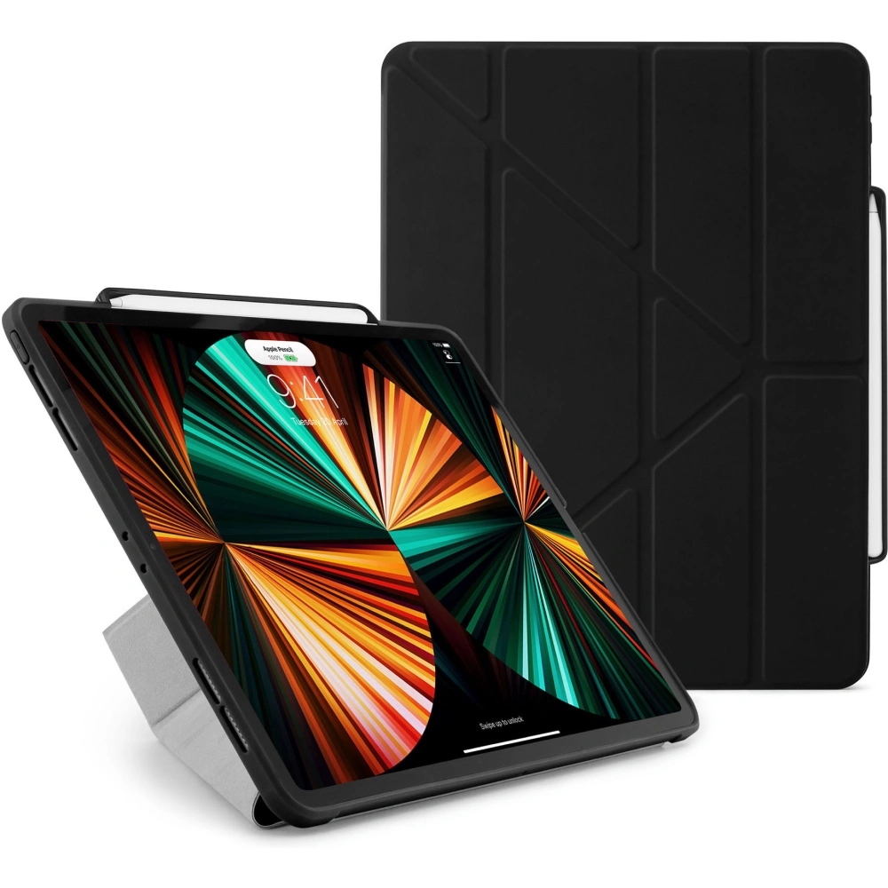 Hurtownia GSM - Etui Pipetto Origami No3 Pencil Case Apple iPad Pro 12.9 2018/2020/2021 (3., 4. i 5. generacji) (czarny) - PIP042BLK - {ean13} - Hurt