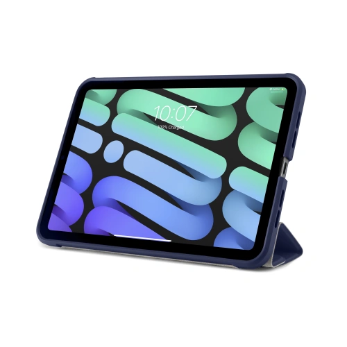 Etui Pipetto Origami No1 Original TPU Apple iPad mini 2021 (6. generacji) / iPad mini 8.3" 2024 (7. generacji) (granatowe)