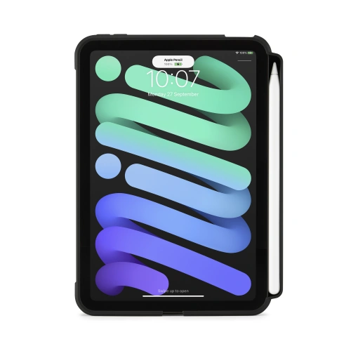 Etui Pipetto Origami No3 Pencil Case Apple iPad mini 2021 (6. generacji) / iPad mini 8.3" 2024 (7. generacji) (czarny)