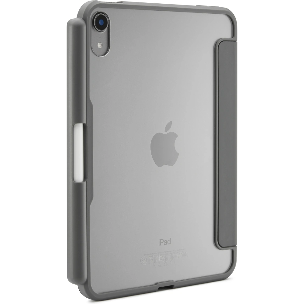 Hurtownia GSM - Etui Pipetto Origami No3 Ceruza tartó Apple iPad mini 2021 (6. generáció) / iPad mini 8.3" 2024 7gen (sötétszürke) - PIP050GRY - {ean13} - Hurt