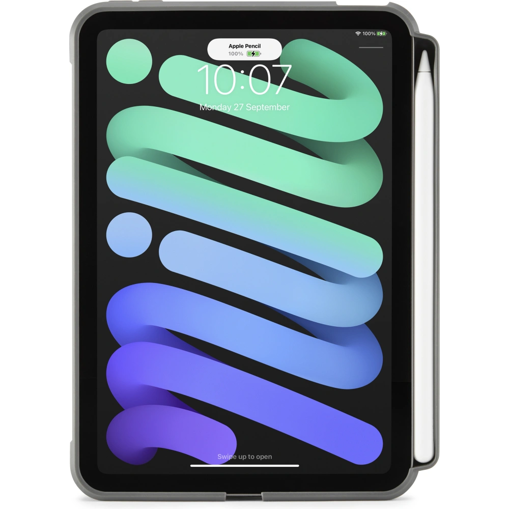 Hurtownia GSM - Etui Pipetto Origami No3 Ceruza tartó Apple iPad mini 2021 (6. generáció) / iPad mini 8.3" 2024 7gen (sötétszürke) - PIP050GRY - {ean13} - Hurt