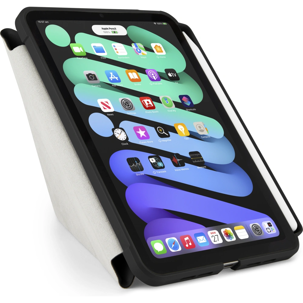 Hurtownia GSM - Etui Pipetto Origami No3 Ceruza tartó Apple iPad mini 2021 (6. generáció) / iPad mini 8.3" 2024 7gen (sötétszürke) - PIP050GRY - {ean13} - Hurt