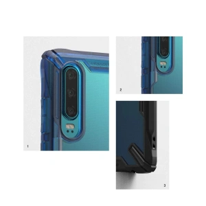 Etui Ringke Fusion-X Huawei P30 Space Blue