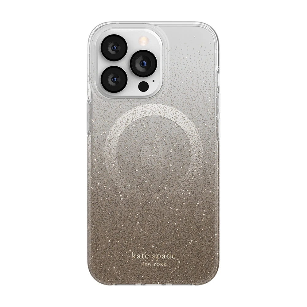 Hurtownia GSM - Etui Kate Spade New York MagSafe Apple iPhone 13 Pro (Champagne Ombre Glitter) - KAT010CHAOMBGLI - {ean13} - Hurt