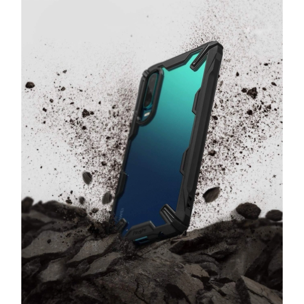 Hurtownia GSM - Etui Ringke Fusion-X Huawei P30 černé - RGK871BLK - {ean13} - Hurt