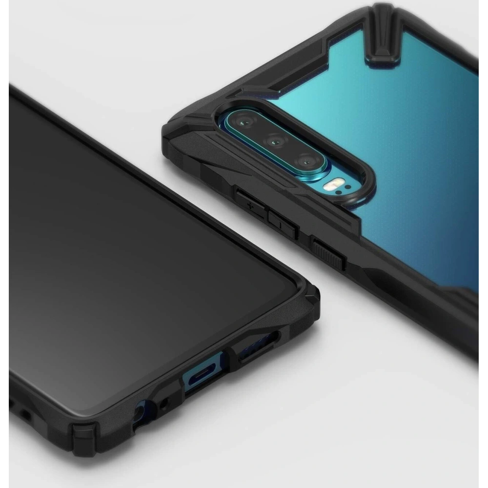 Hurtownia GSM - Etui Ringke Fusion-X Huawei P30 černé - RGK871BLK - {ean13} - Hurt