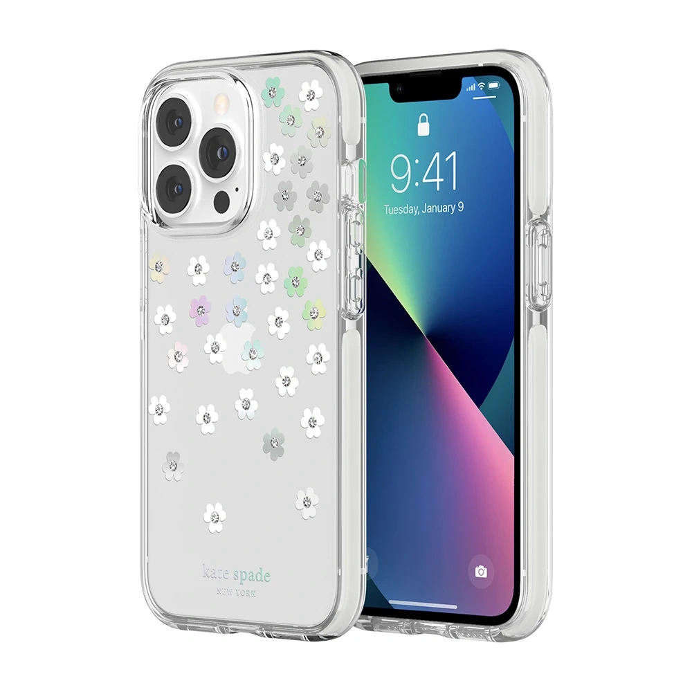 Hurtownia GSM - Etui Kate Spade New York Defensive Hardshell Apple iPhone 13 Pro (Scattered Flowers) - KAT016SCAFLO - {ean13} - Hurt