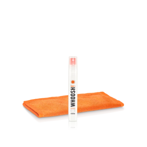 Spray do czyszczenia ekranów Whoosh Pocket 8ml + ściereczka z mikrofibry