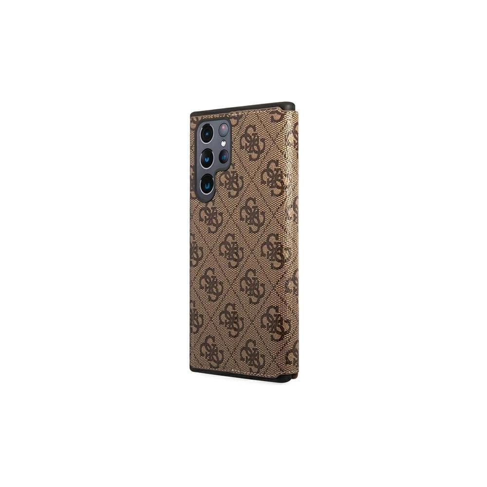 Hurtownia GSM - Etui Guess GUBKS22LG4GFBR Samsung Galaxy S22 Ultra hnědý/brown book 4G Metal Gold Logo - GUE1616BR - {ean13} - Hurt