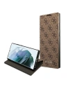 Hurtownia GSM - Etui Guess GUBKS22LG4GFBR Samsung Galaxy S22 Ultra brązowy/brown book 4G Metal Gold Logo - GUE1616BR - {ean13} - Hurt
