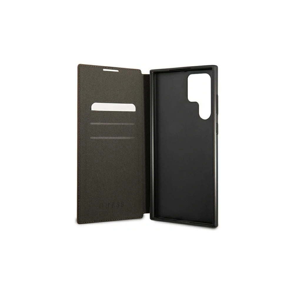 Hurtownia GSM - Etui Guess GUBKS22LG4GFBR Samsung Galaxy S22 Ultra hnědý/brown book 4G Metal Gold Logo - GUE1616BR - {ean13} - Hurt