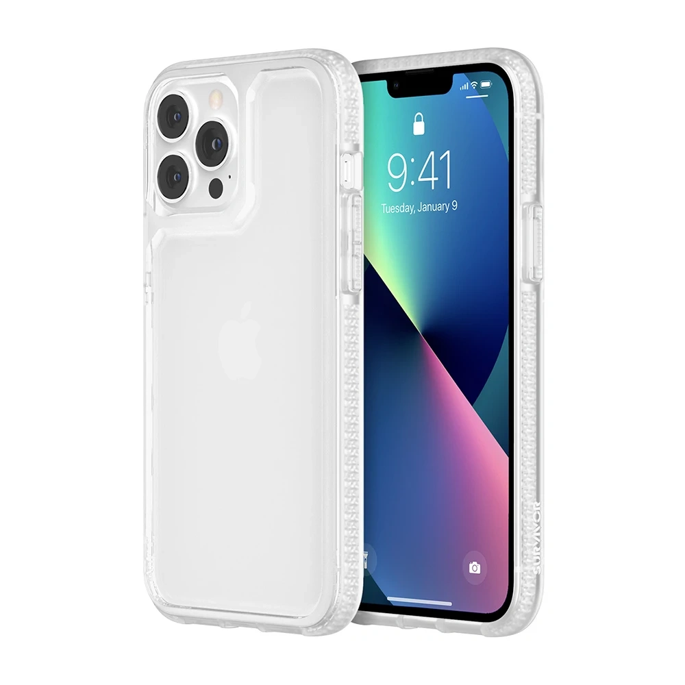 Wholesale Survivor Strong Apple iPhone 13 Pro Max (clear) - SUR011CL - {ean13} - Hurt