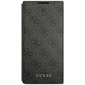Hurtownia GSM - Etui Guess GUBKS22LG4GFGR Samsung Galaxy S22 Ultra šedý/grey book 4G Metal Gold Logo - GUE1617GRY - {ean13} - Hurt