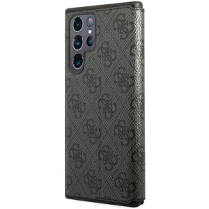 Hurtownia GSM - Etui Guess GUBKS22LG4GFGR Samsung Galaxy S22 Ultra šedý/grey book 4G Metal Gold Logo - GUE1617GRY - {ean13} - Hurt