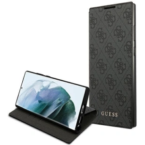Hurtownia GSM - Etui Guess GUBKS22LG4GFGR Samsung Galaxy S22 Ultra šedý/grey book 4G Metal Gold Logo - GUE1617GRY - {ean13} - Hurt