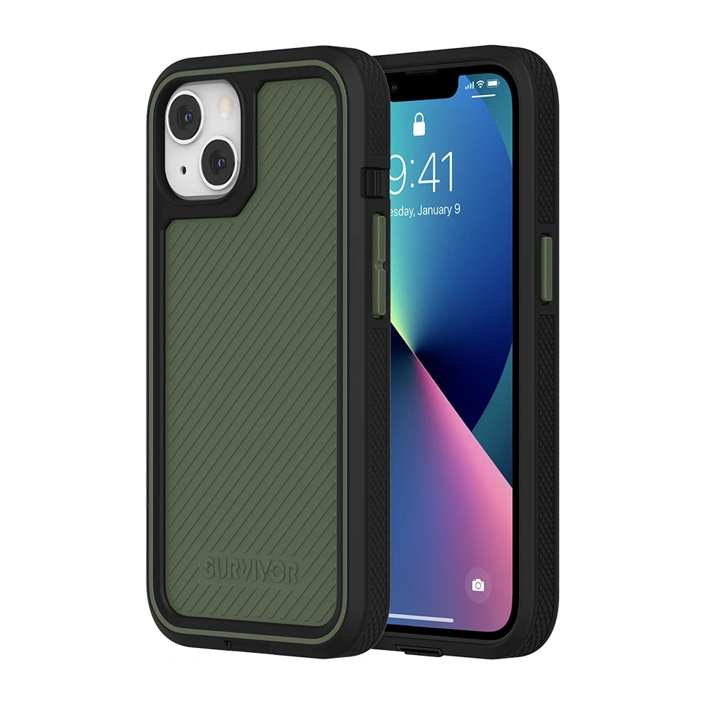 Hurtownia GSM - Etui Survivor Earth Apple iPhone 13 (divoký kapradin) - SUR018WILFER - {ean13} - Hurt