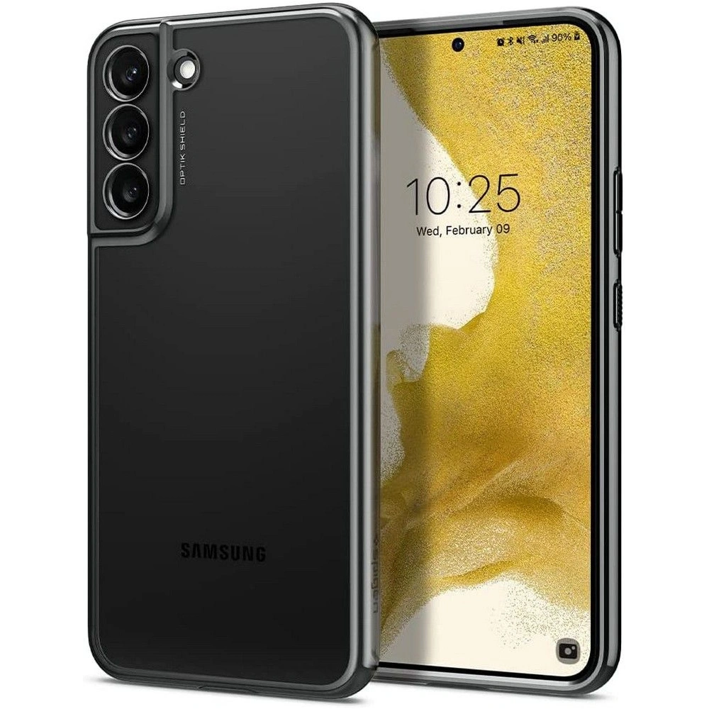 Hurtownia GSM - Etui Spigen Optik Crystal Samsung Galaxy S22 Chrome Grey - SPN2144CHRGRY - {ean13} - Hurt