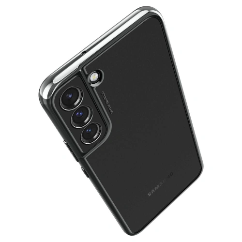Etui Spigen Optik Crystal Samsung Galaxy S22 Chrome Grey