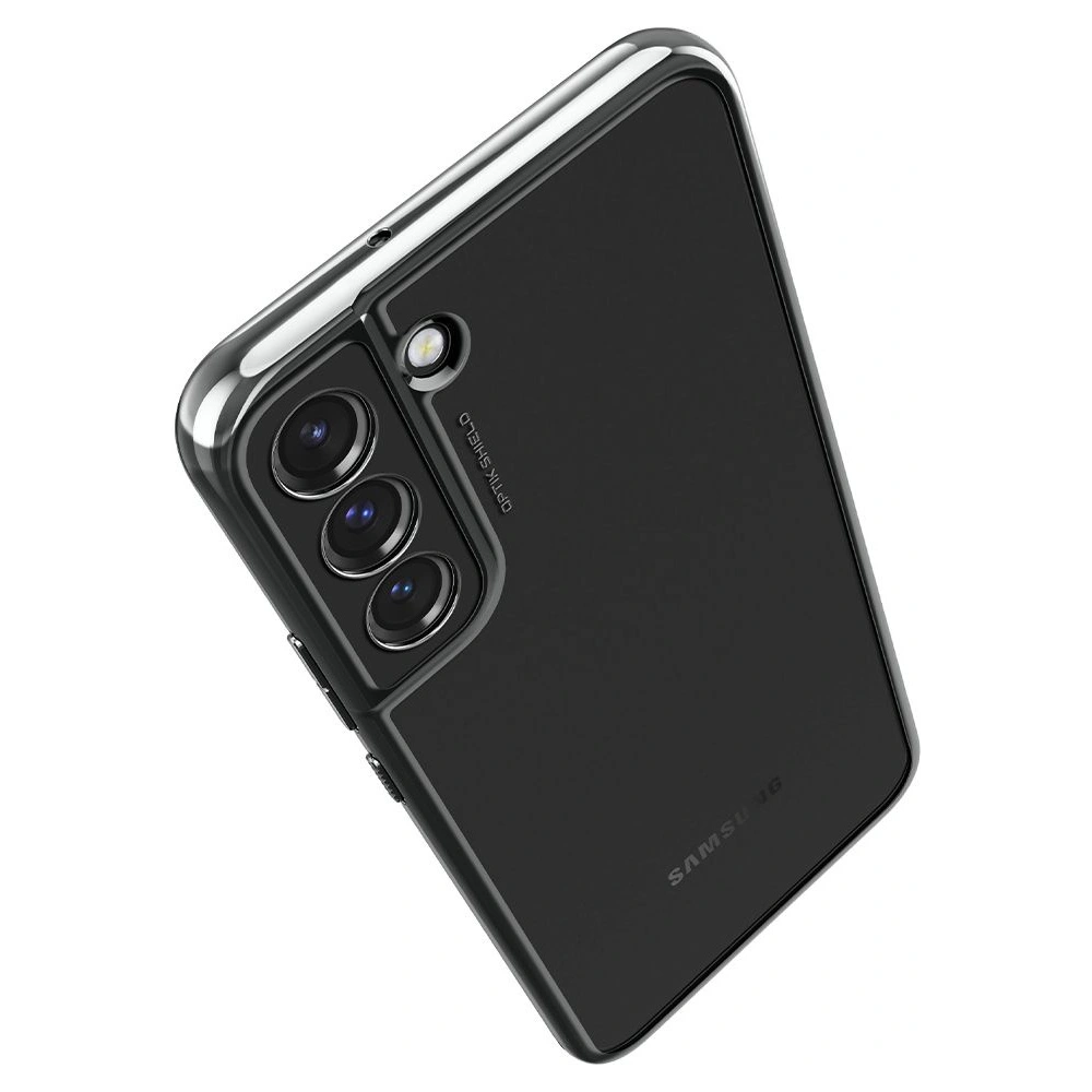 Hurtownia GSM - Etui Spigen Optik Crystal Samsung Galaxy S22 Chrome Grey - SPN2144CHRGRY - {ean13} - Hurt